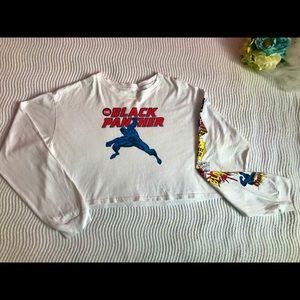 Forever 21 Marvel Black Panther Longsleeve graphic